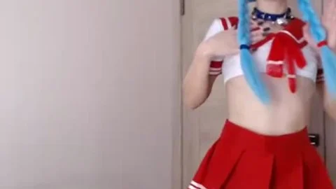 Russian teen sheboy Teasing On web camera