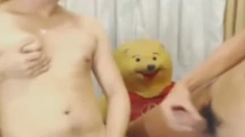 Two pretty shemale engulfing And anal banging