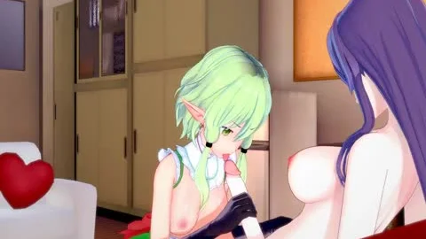 Witch X High Elf Archer[Goblin Slayer] — 3D manga