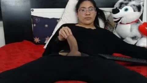 big rod Jacking Off Her biggest rod