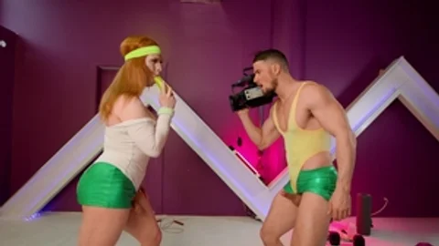 Trans Harder: New Friend Helps Film Their Dirty Workouts