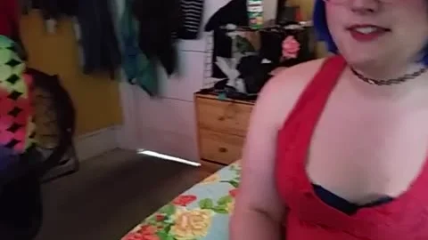Trans girl Roleplay Deepthroat ass W immodest (not) grand-dad
