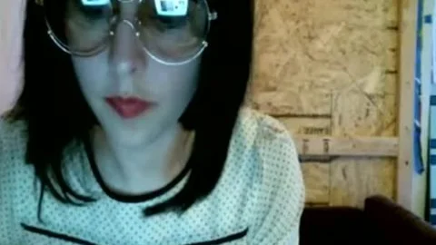naughty Bushy lady-boy teen Wanks Live