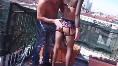 Trans Bella: Latina Pierre DJ and Melissa Pozzi deepthroat