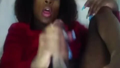 black shemale Self engulfing large dong