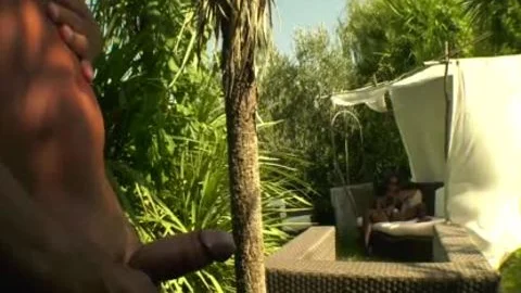 lady-man Nefertiti With Her large cock Breaks Her slave's wazoo raw