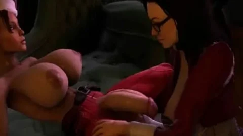 3D Christmas t-girl Porn
