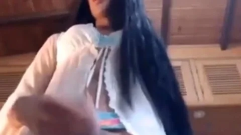 nice-looking tranny latin chick Strokes Her Shecock