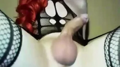 Redhead ladyboy Gives Us A juicy Solo Masturbation