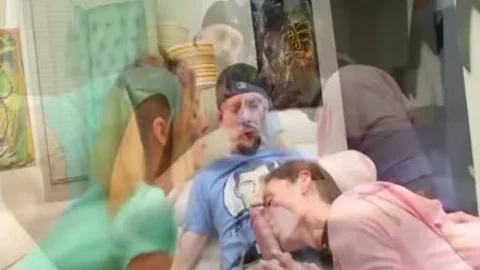 Casey Kisses Spitroast slammed By Korra Del Rio And Hung chap