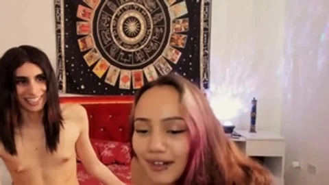 kinky playgirl Got penetrate By Petite Trans