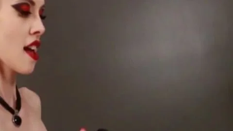 wild tranny River Enza fake penis drilled And strapon pounded