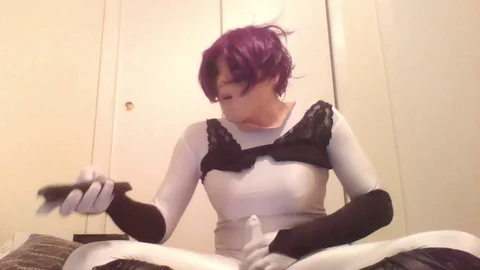 Masked shelady Goes lusty
