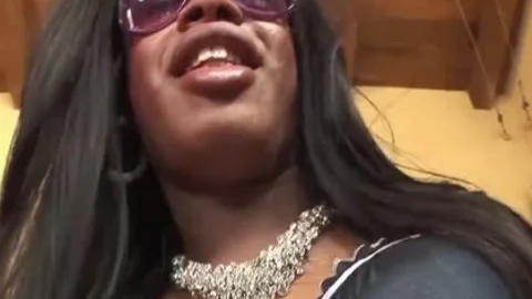 lad fucked By monstrous dark tgirl 10-Pounder