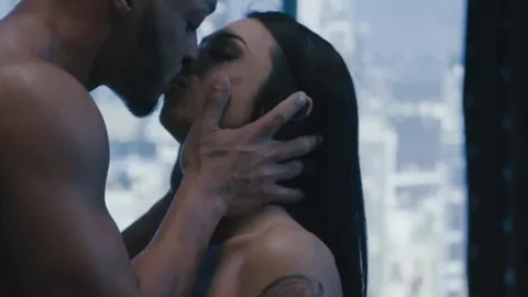 black chap Licks And bangs The ass Of His ladyboy Wife