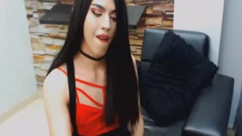 tasty ladyman In Red Hard Jacking