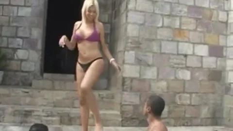 Two Pricks For busty TS hoe