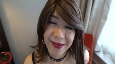 tgirl tranny skank Solo Masturbation