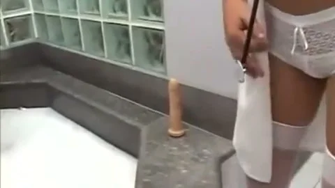 blonde TS sucks before ass