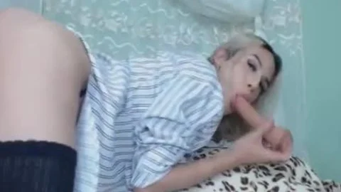 wild Ts Plays Her enormous toy And juicy dick