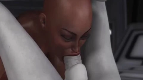lusty Sci-fi Female Alien Plays With A black gal In The Space Station