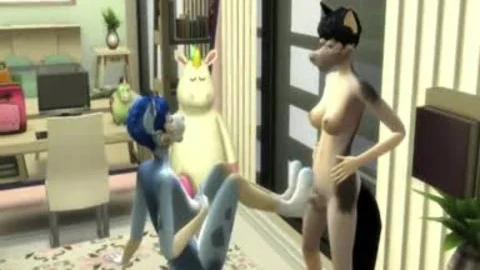 Futanari Furry hentai - Dog Futanari And Rabbit gal