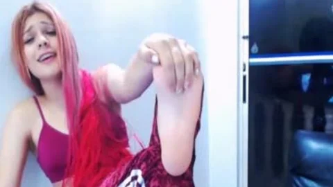 Redhead teen Melisa Feet Fetish Foreplay webcam