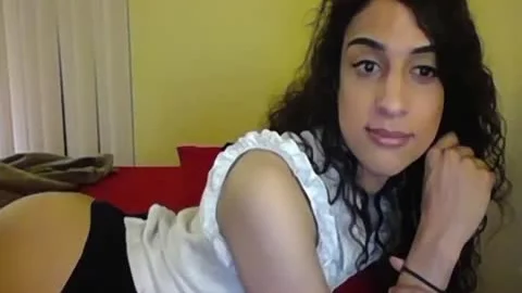 dirty Petite young shemale Cums Hard From Her Disprorportionately Large penis