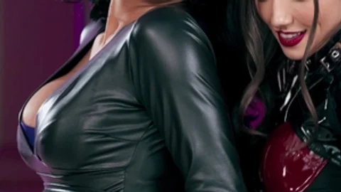 Trans Angels: Maya Stuffs Roman's Mouth with Strap-On