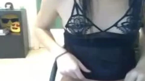 slim Italian lady-boy With petite Girly weenie Teasing On webcam