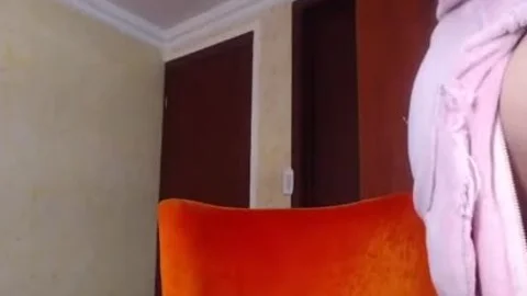 skinny t-girl Jerking Her dick