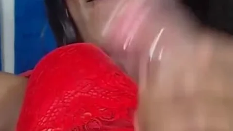 black Ts Stroking dick before goo flow