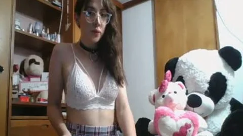 tasty youthful Colombian ladyman ( Camgirl ) stroking, Playing melons, Moaning And Cumming For Daddy - Angeles Del Mar