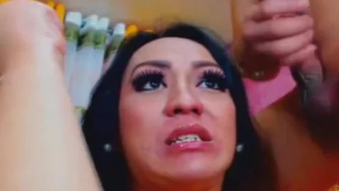 lascivious ladyboy Giving A tight oral stimulation And Deepthroat