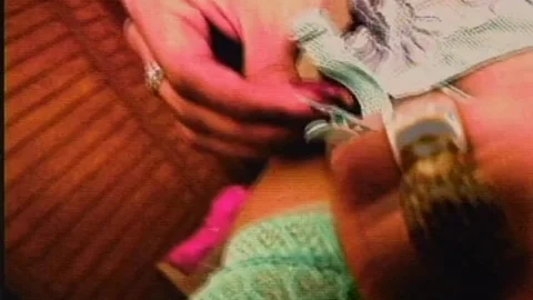 sexy brunette hair In underware Satisfies 2 lucky guys In Their Shop
