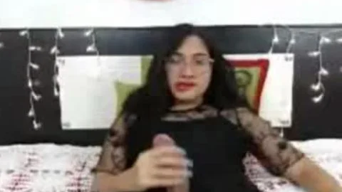 giant ramrod lady-man Strokes In daybed