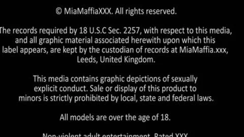 MIA MAFFIA IN PVC AROUND YOUR NECK AND MY dong IN YOUR face hole