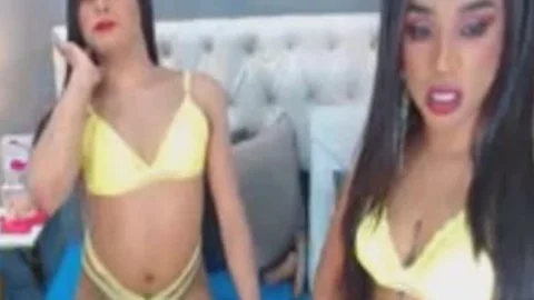 ladyboy couple smutty Bedroom pecker engulfing