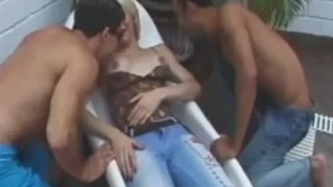 Spit Roast A kinky shemale With Your most worthy friend