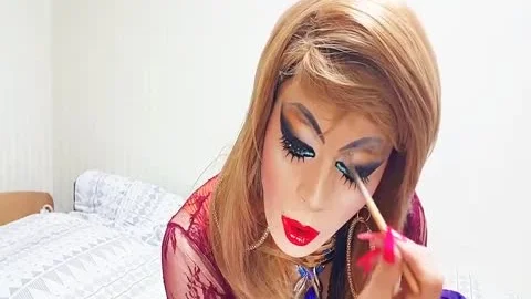 Sissy cutie Niclo filthy heavy Makeup17