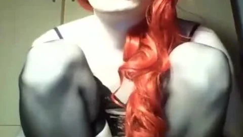 Redhead Beauty Jacking Off On cam