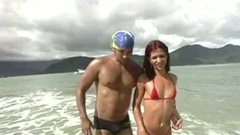 Trans Harder: Paola's Bikini Dripping Wet