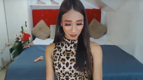 Skinny asian tranny astonishing Camshowp