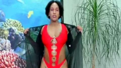 TS Granny Adrieli Pinheiro Self Sucks Her biggest Horse knob And Cums In mouth